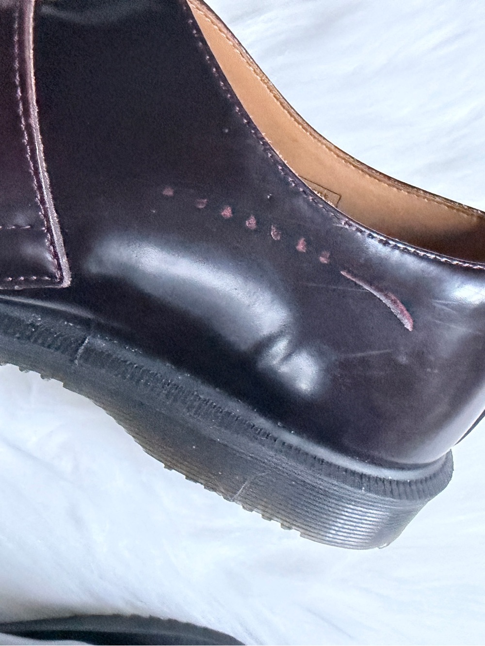Dr. Martens Burgundy Leather Tassel Loafers - Picture 13 of 15